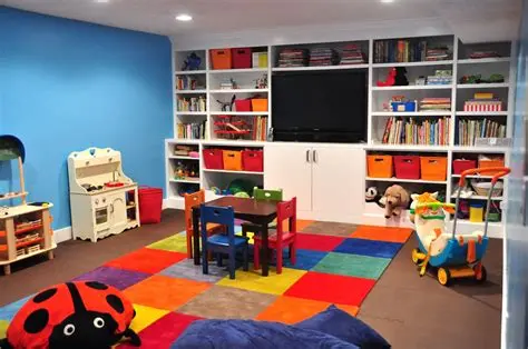 Adding Storage Solutions To Keep The Play Area Organized