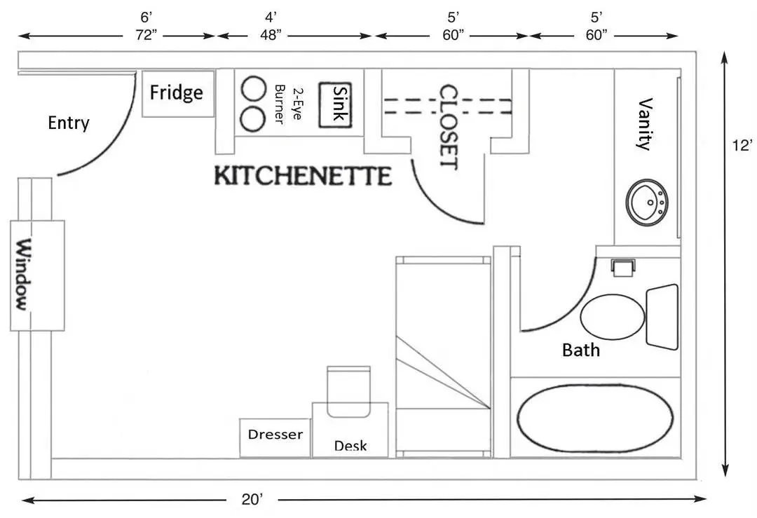 Compact Kitchenette