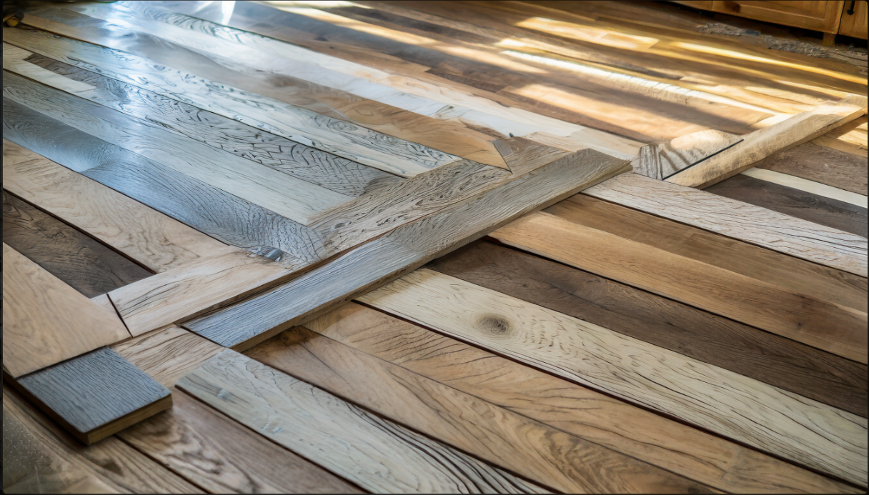 Vinyl Flooring In A Basement That Resembles Natural Wood Planks Creating A Warm And Inviting Atmosp