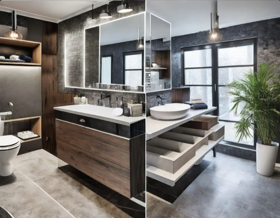 Basement Modern Bathroom Vanity – Custom Vs. Retail